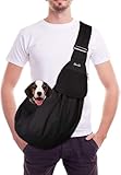 SlowTon Hundetragetasche, Haustier Hundetasche mit verstellbarem, gepolstertem Schultergurt und...