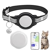 JIARUI Cat Tracker (1 Pack) GPS Tracker für Katzen Keine monatliche Gebühr Funktioniert mit Apple...